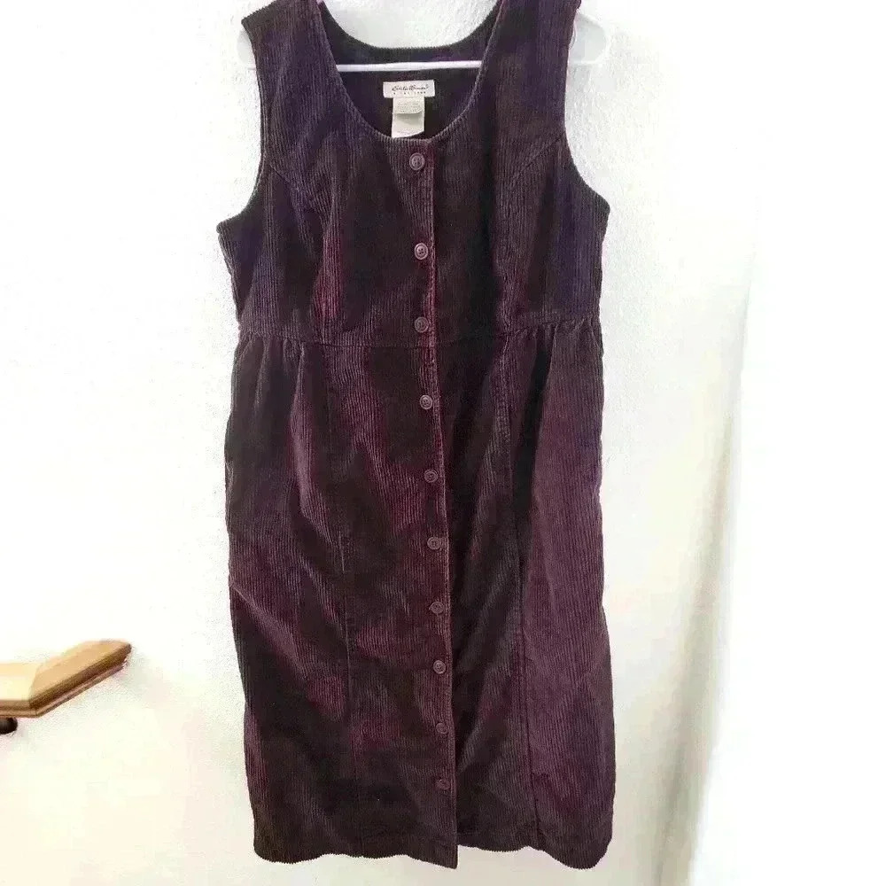 Eddie Bauer Purple Midi Dress